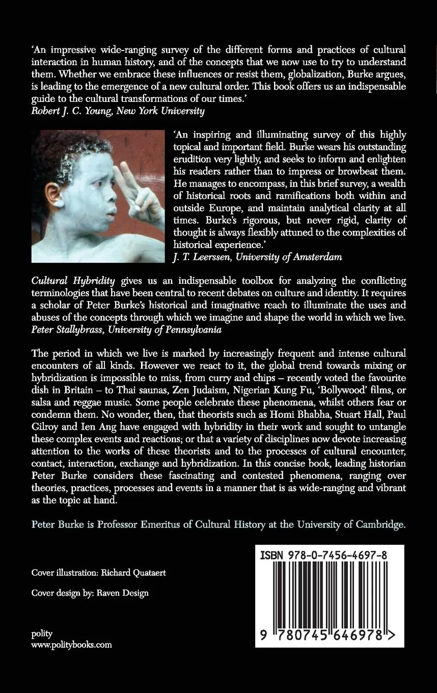 Rückseite: 9780745646978 | Cultural Hybridity | Peter Burke | Taschenbuch | 160 S. | Englisch