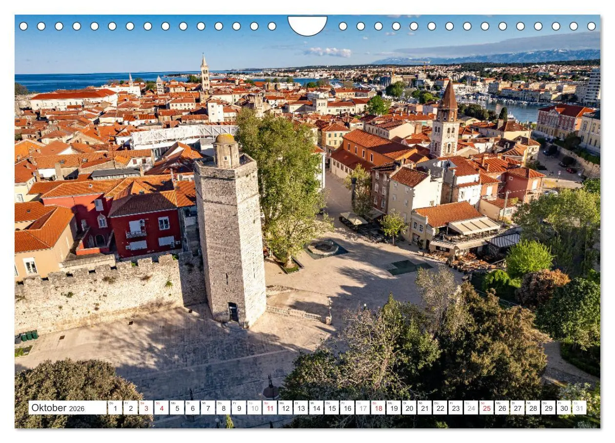 Bild: 9783457326978 | Kroatien - Zadar (Wandkalender 2026 DIN A4 quer), CALVENDO...