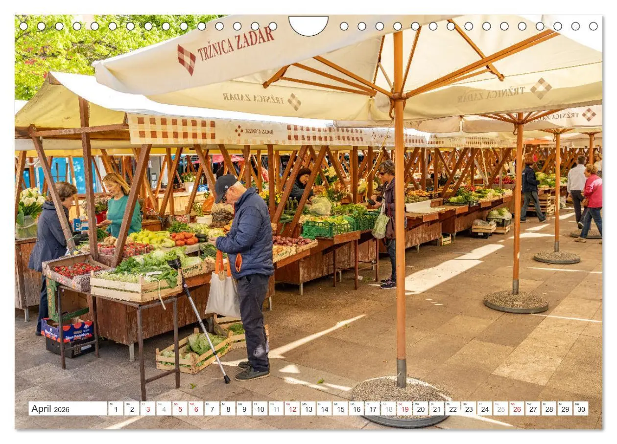 Bild: 9783457326978 | Kroatien - Zadar (Wandkalender 2026 DIN A4 quer), CALVENDO...