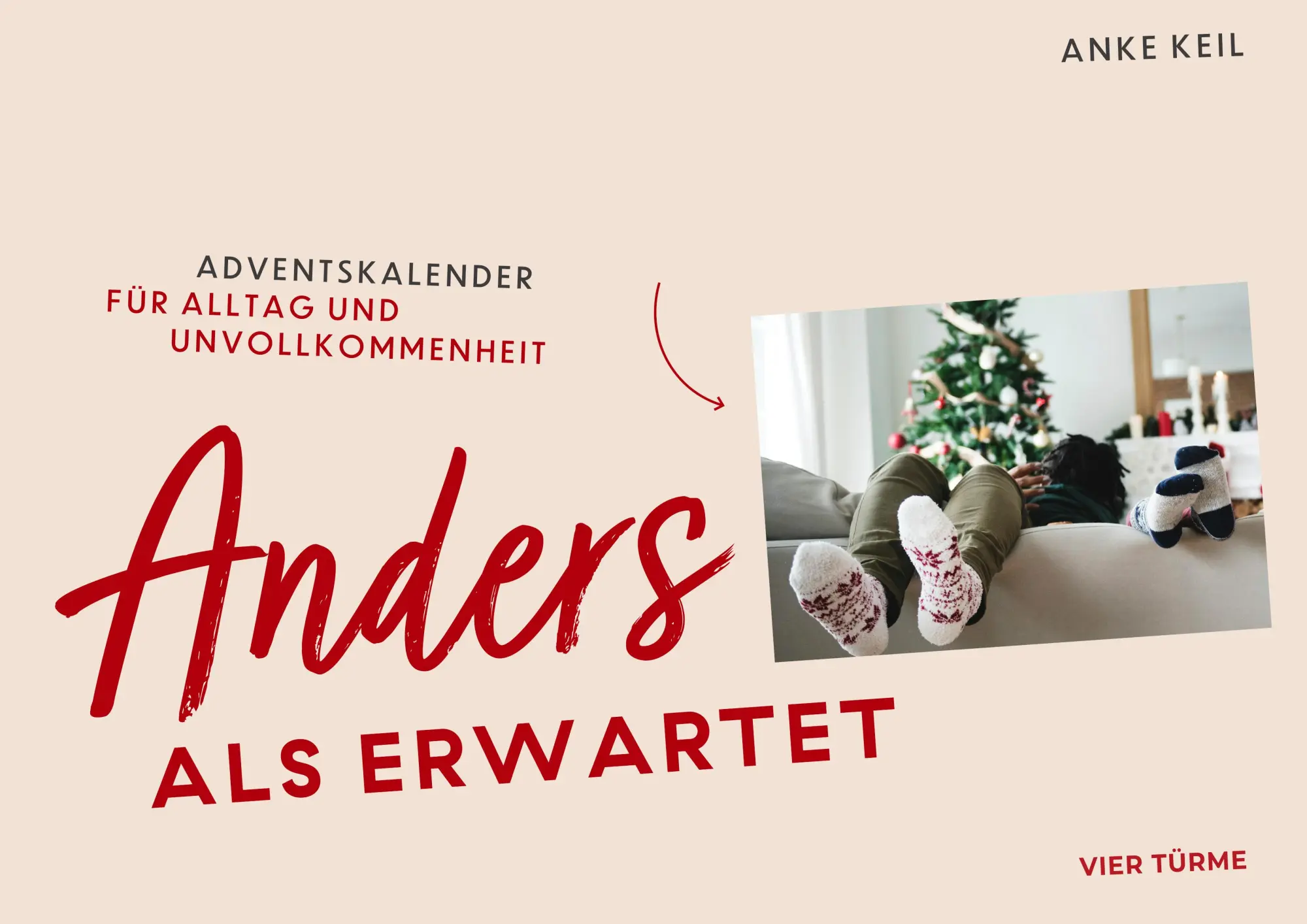 Cover: 9783736506978 | Anders als erwartet | Adventskalender für Alltag und Unvollkommenheit