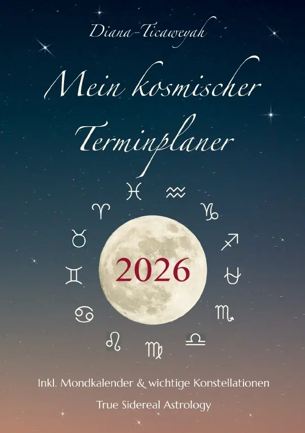 Cover: 9783819766978 | Mein kosmischer Terminplaner 2026 | Diana Dam-Hansen | Taschenbuch