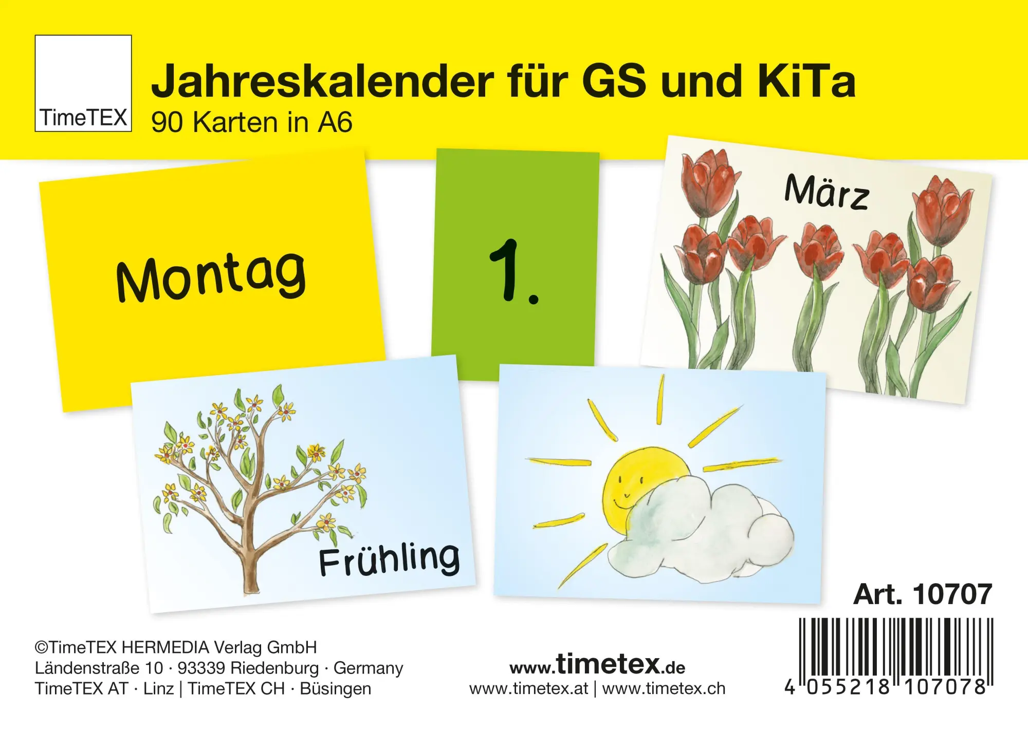 TimeTEX Jahreskalender für Grundschule und Kita