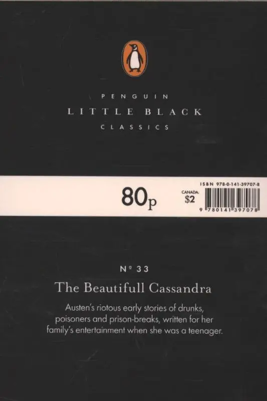 Rückseite: 9780141397078 | The Beautifull Cassandra | Jane Austen | Taschenbuch | Englisch | 2015