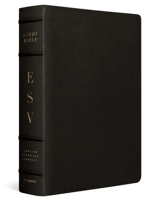 Cover: 9781433587078 | ESV Study Bible, Large Print (Buffalo Leather, Deep Brown) | Bibles