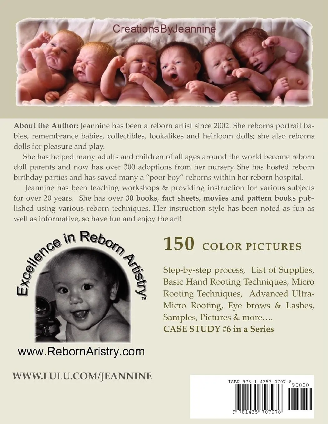 Rückseite: 9781435707078 | Realistic Hair for Reborn Dolls &amp; Kits | Jeannine M. Holper | Buch