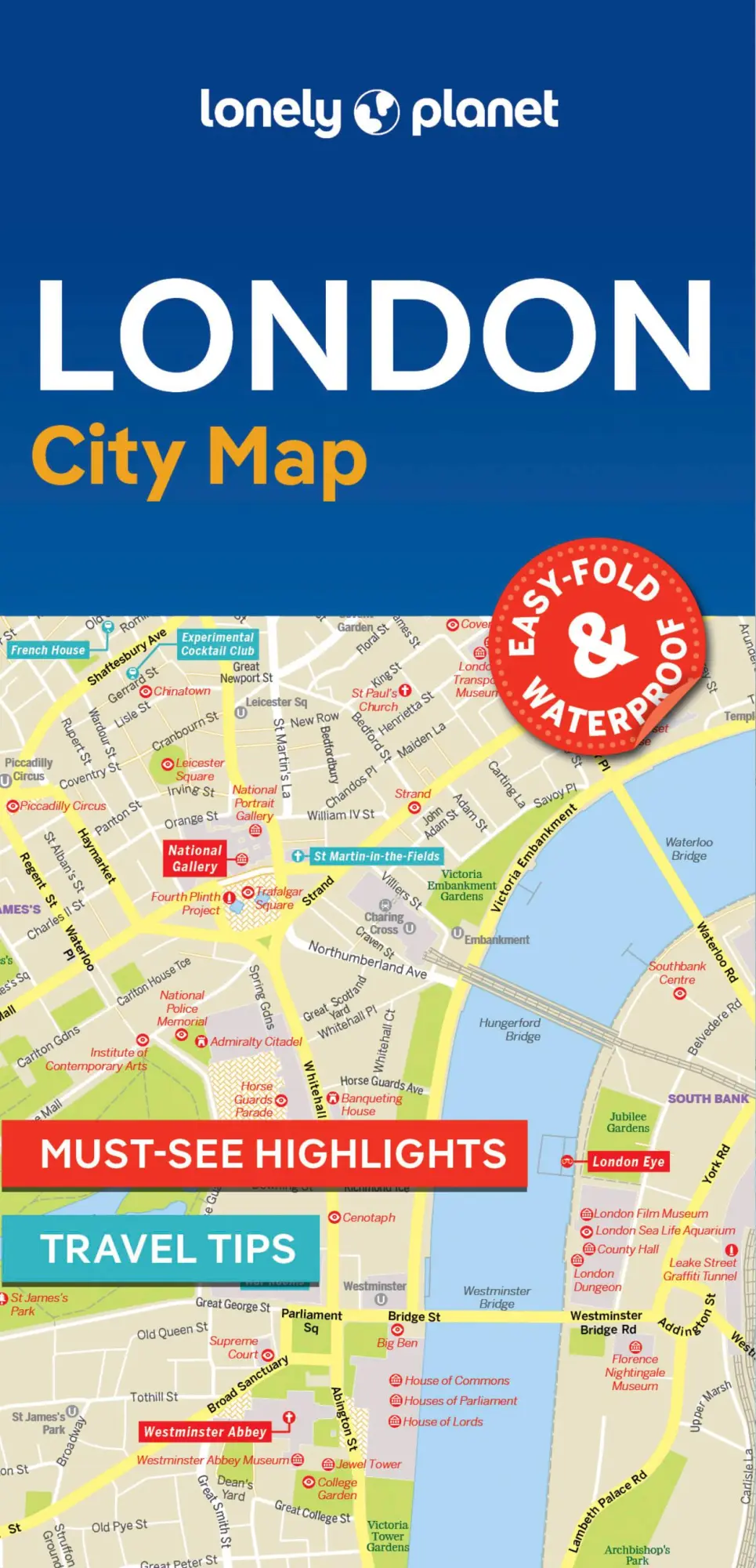 Cover: 9781787017078 | Lonely Planet London City Map | Lonely Planet | (Land-)Karte | 2024