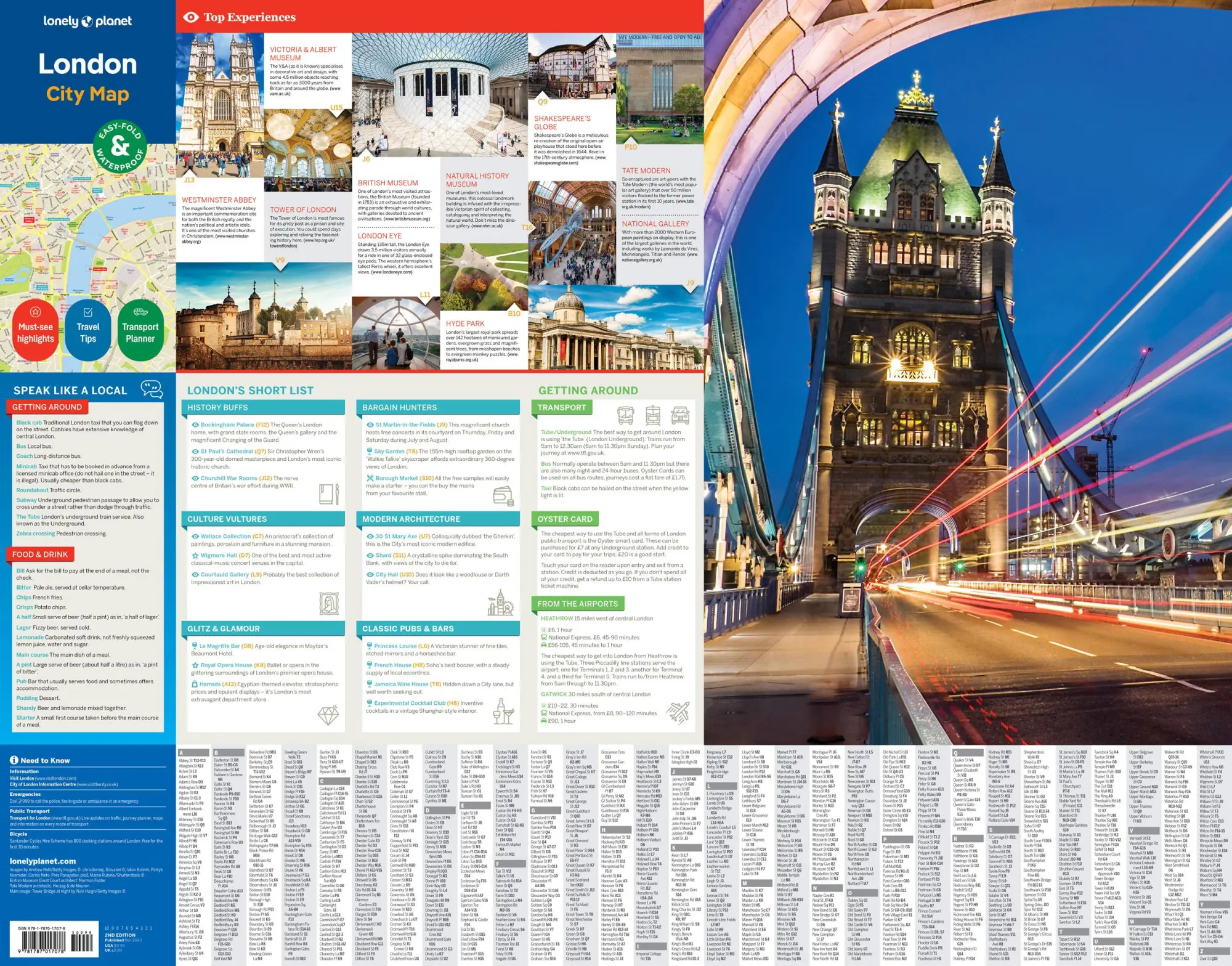 Bild: 9781787017078 | Lonely Planet London City Map | Lonely Planet | (Land-)Karte | 2024