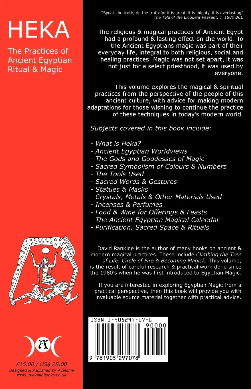 Rückseite: 9781905297078 | Heka | The Practices of Ancient Egyptian Ritual and Magic | Rankine