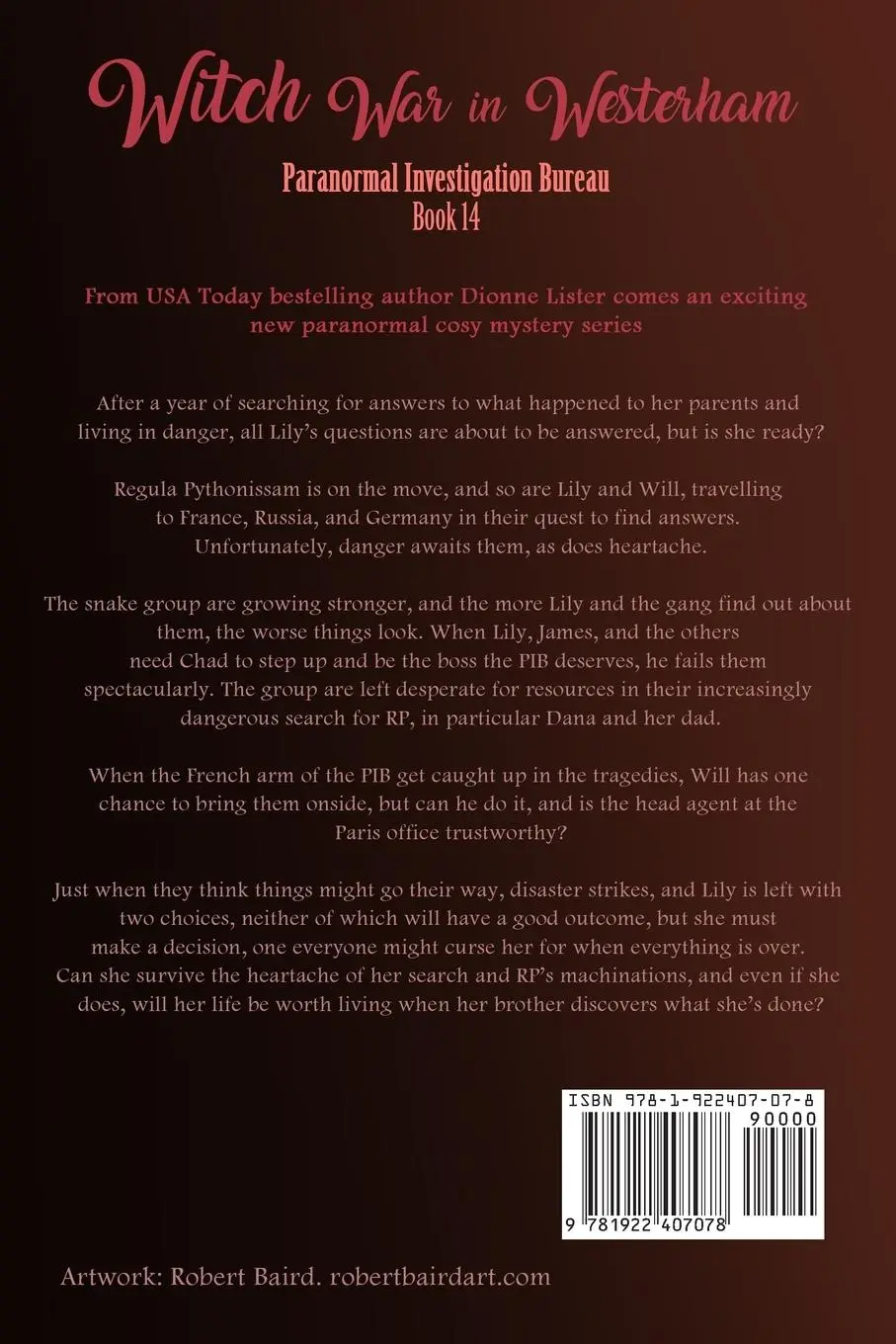 Rückseite: 9781922407078 | Witch War in Westerham | Dionne Lister | Taschenbuch | Englisch | 2021