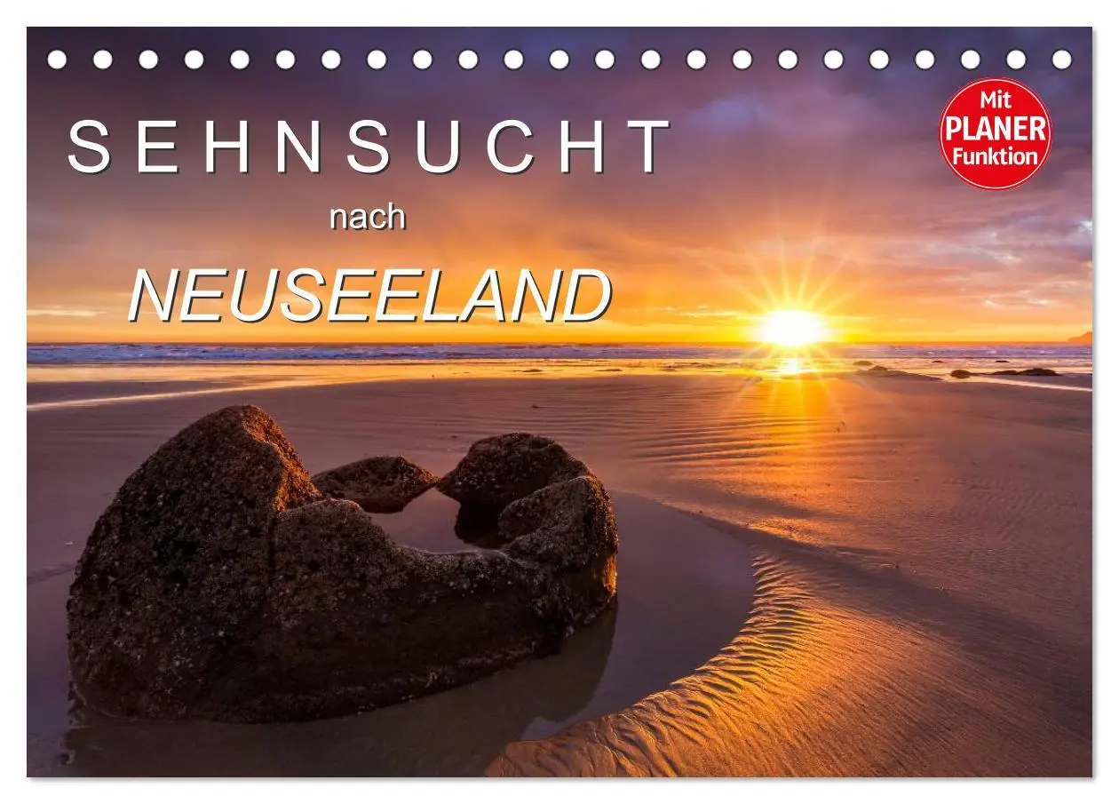 Cover: 9783457907078 | Sehnsucht nach Neuseeland (Tischkalender 2026 DIN A5 quer),...