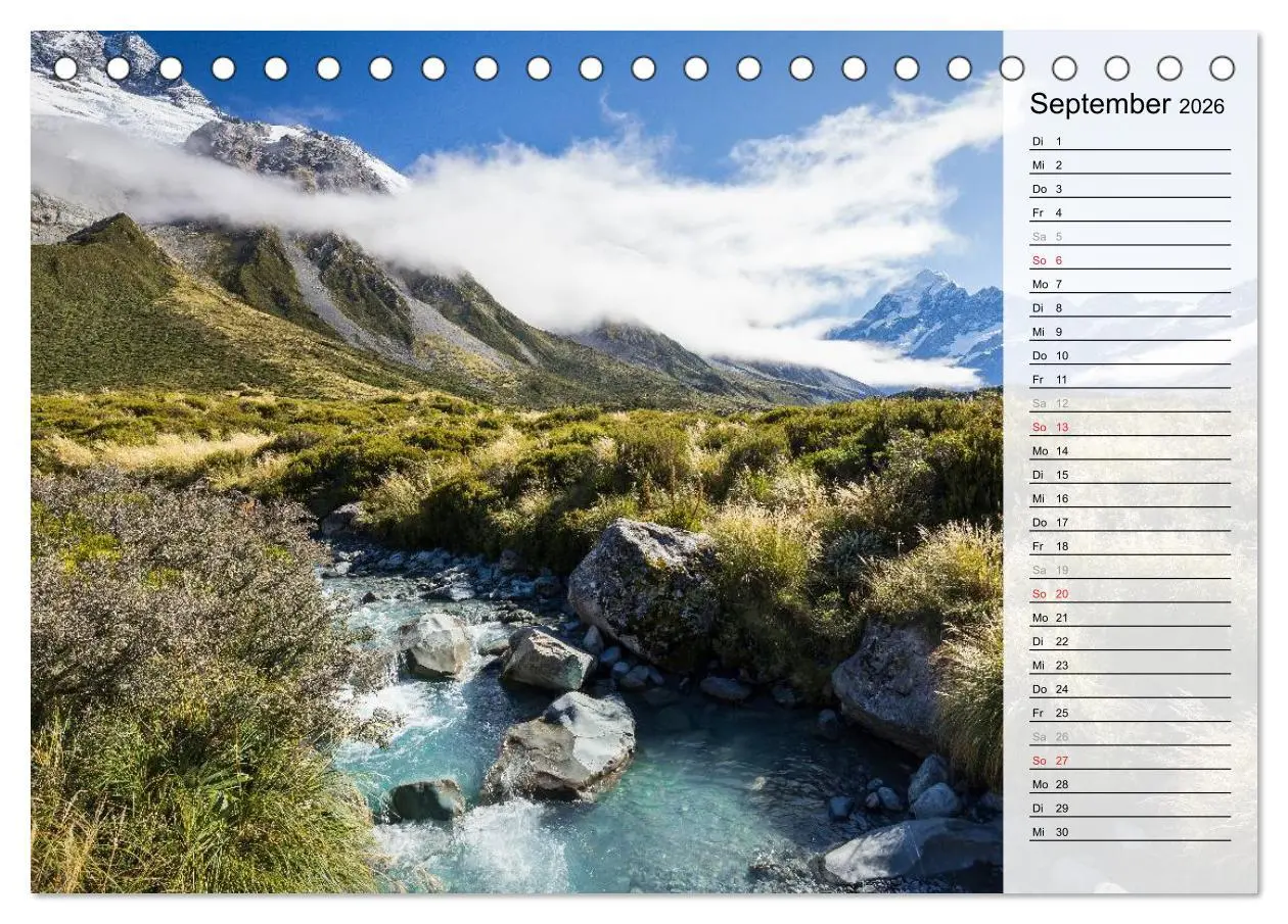 Bild: 9783457907078 | Sehnsucht nach Neuseeland (Tischkalender 2026 DIN A5 quer),...