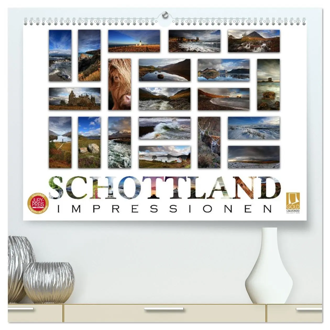 Cover: 9783516097078 | Schottland Impressionen (hochwertiger Premium Wandkalender 2026 DIN...