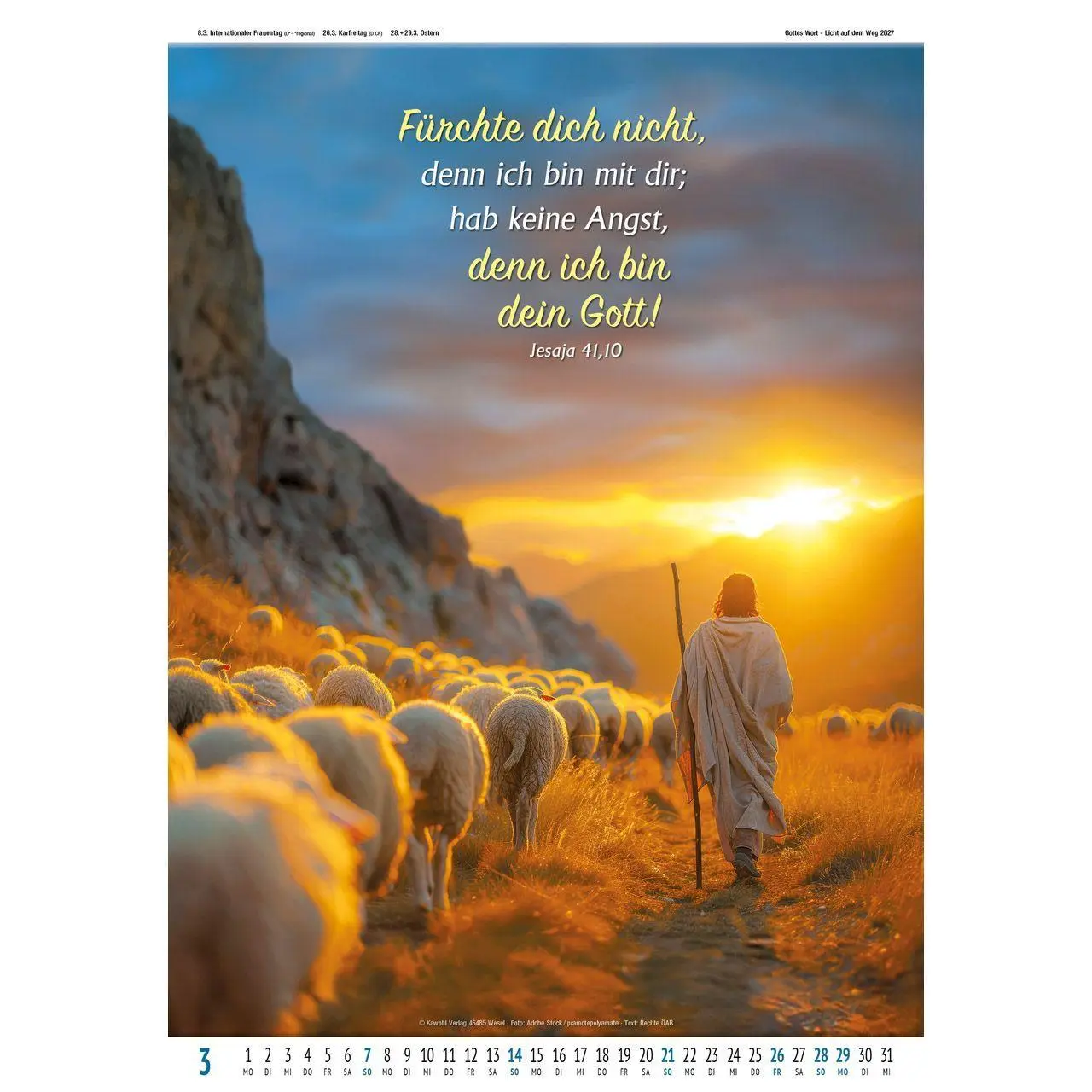 Bild: 9783754837078 | Gottes Wort - Licht auf dem Weg 2027 | Wandkalender | Kalender | 14 S.