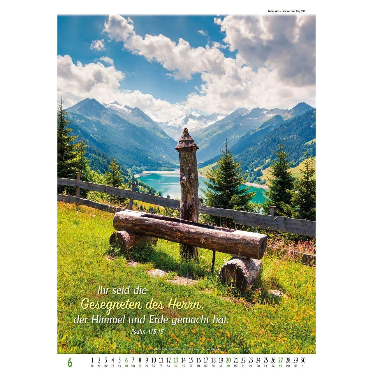 Bild: 9783754837078 | Gottes Wort - Licht auf dem Weg 2027 | Wandkalender | Kalender | 14 S.