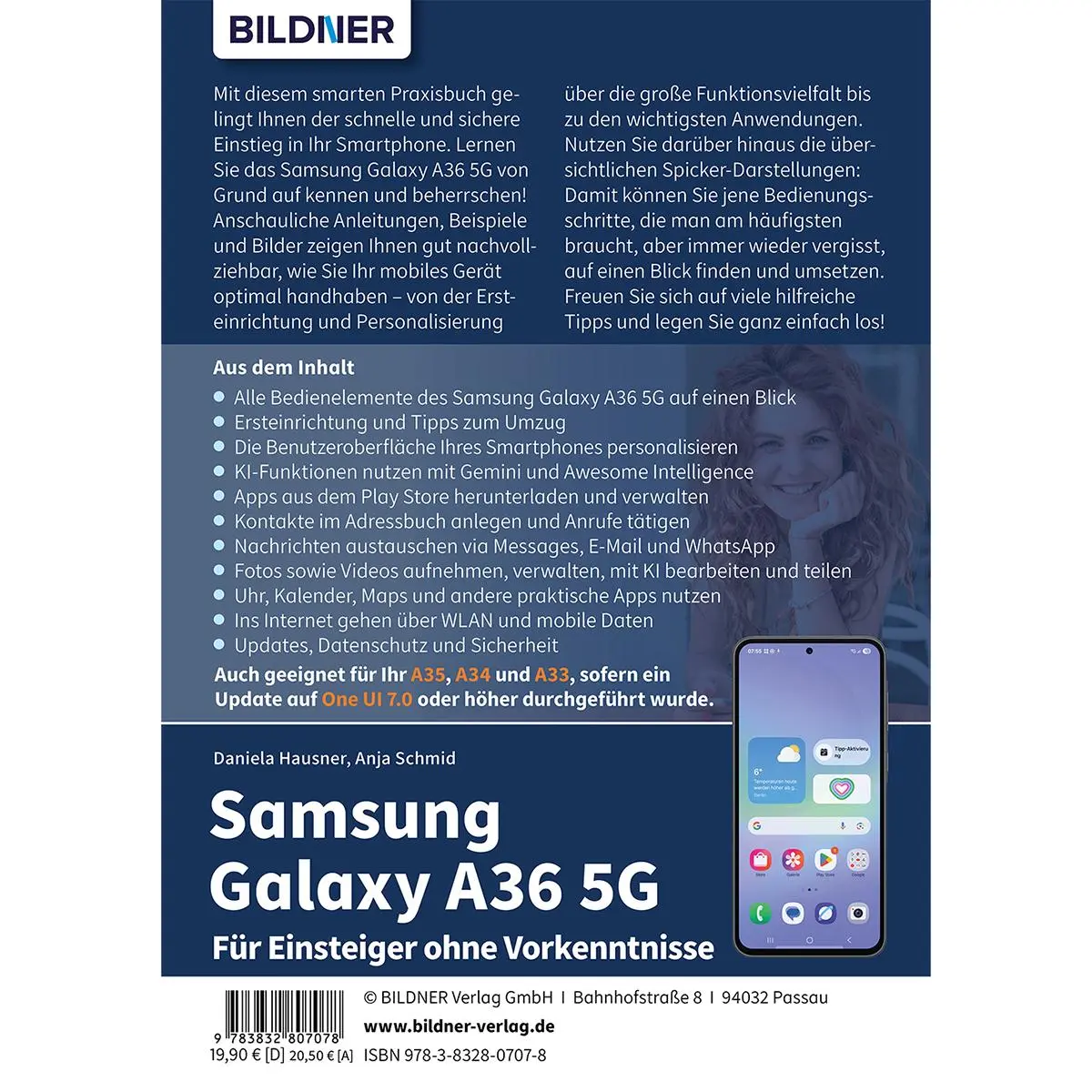 Rückseite: 9783832807078 | Samsung Galaxy A36 5G - Für Einsteiger ohne Vorkenntnisse | Buch
