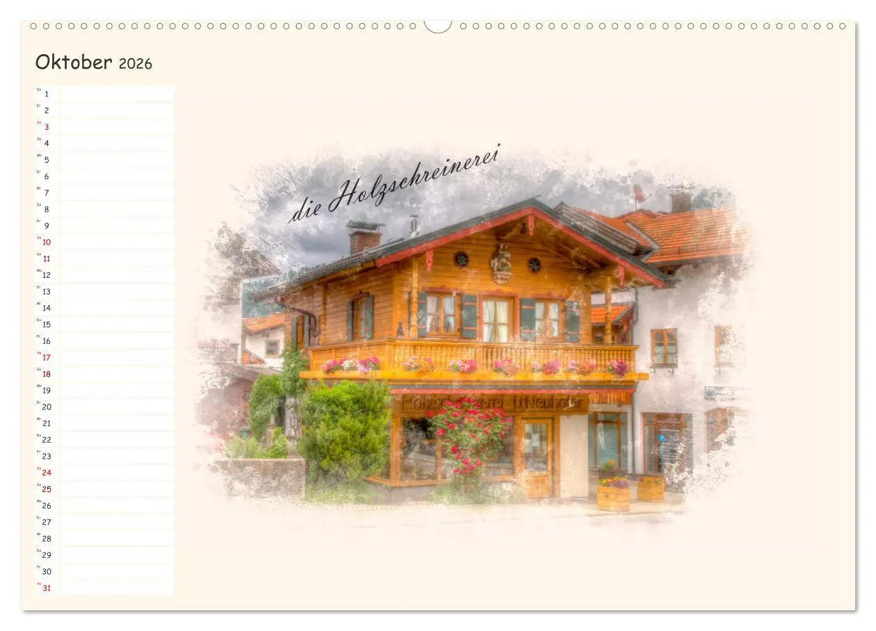 Bild: 9783457447178 | Ruhpolding mein schönes Dorf (hochwertiger Premium Wandkalender...