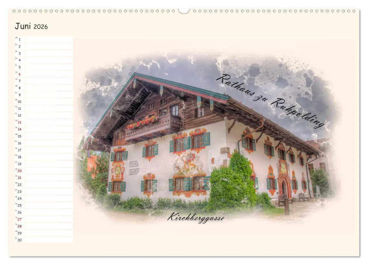 Bild: 9783457447178 | Ruhpolding mein schönes Dorf (hochwertiger Premium Wandkalender...