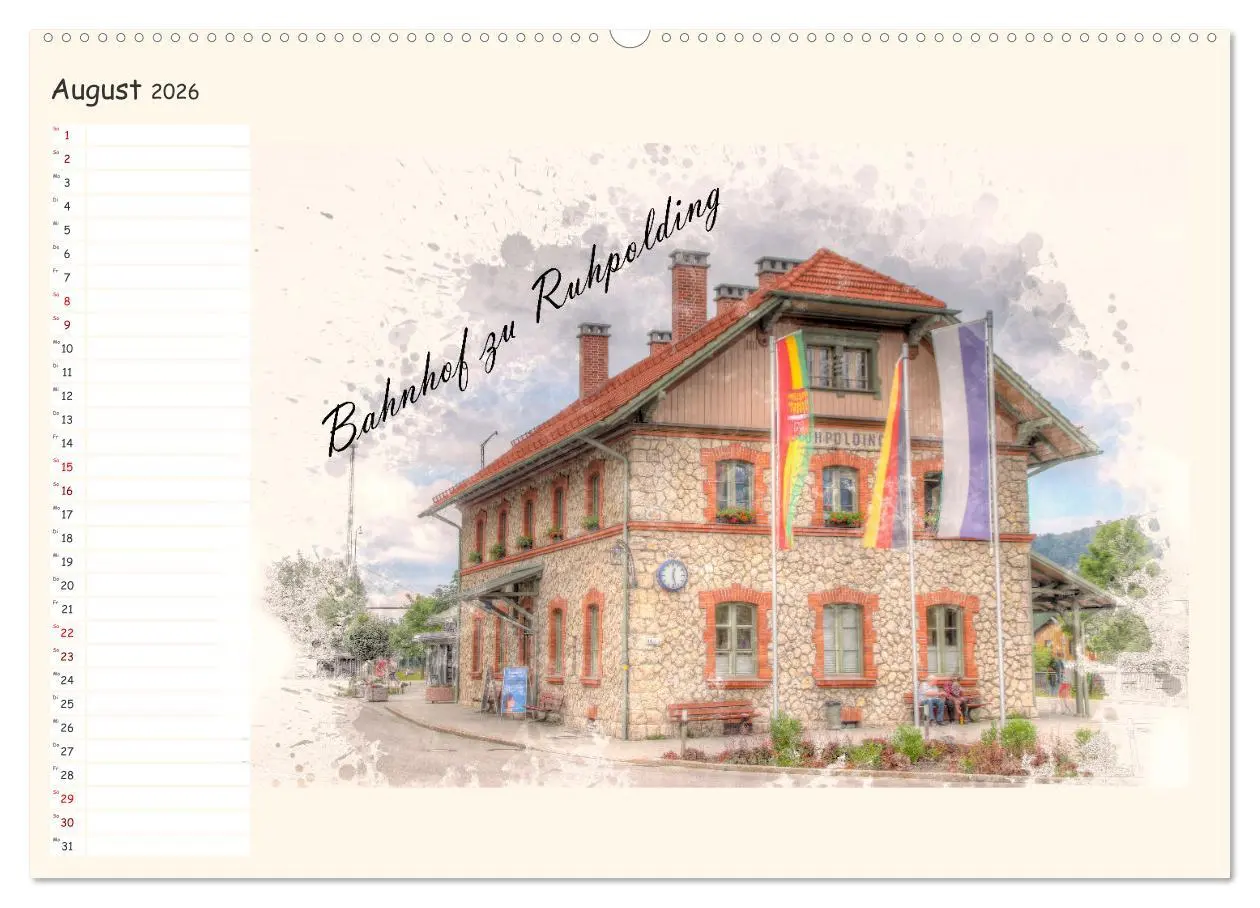 Bild: 9783457447178 | Ruhpolding mein schönes Dorf (hochwertiger Premium Wandkalender...