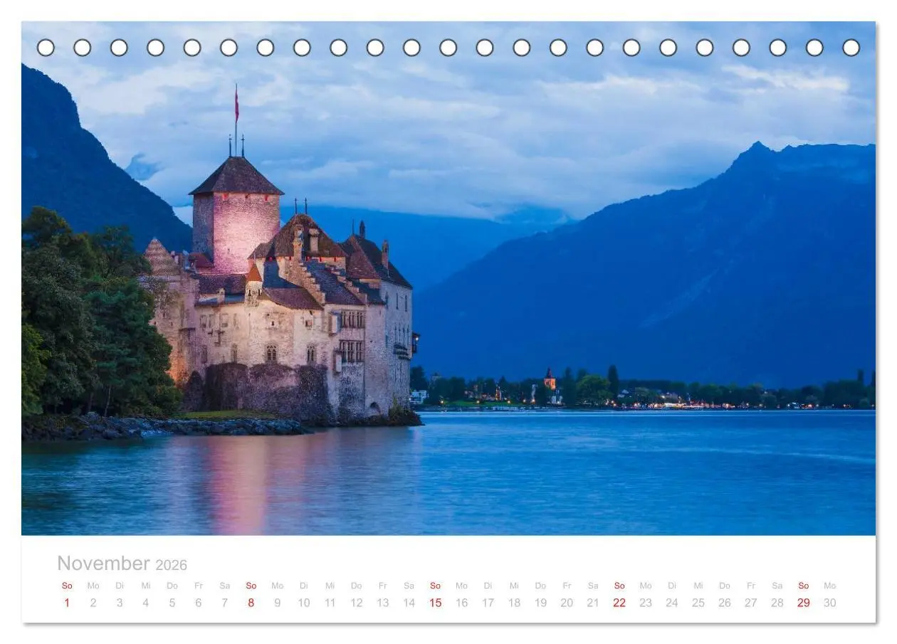 Bild: 9783516087178 | GENFER SEE Das Schweizer Ufer (Tischkalender 2026 DIN A5 quer),...
