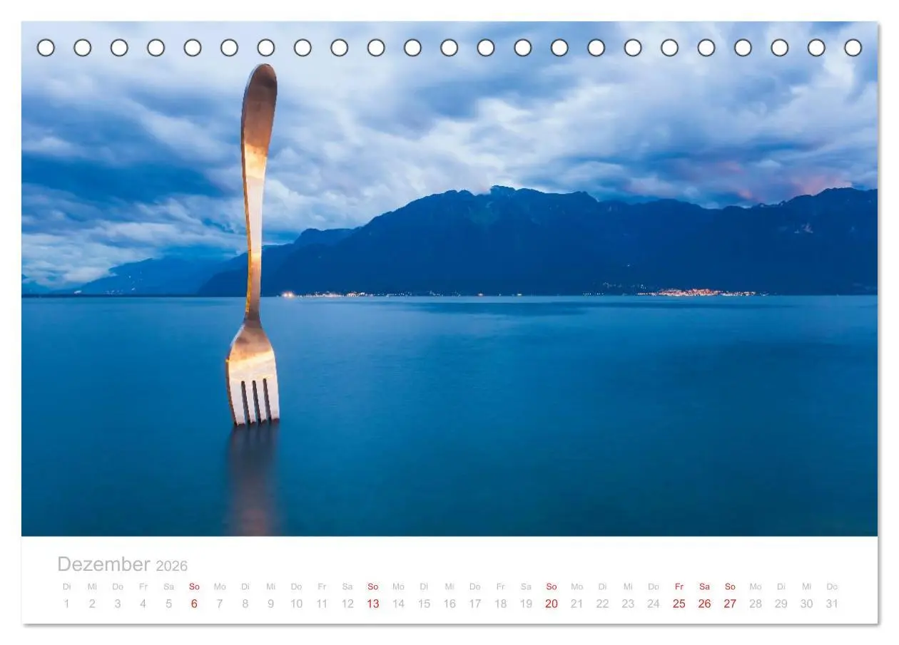 Bild: 9783516087178 | GENFER SEE Das Schweizer Ufer (Tischkalender 2026 DIN A5 quer),...