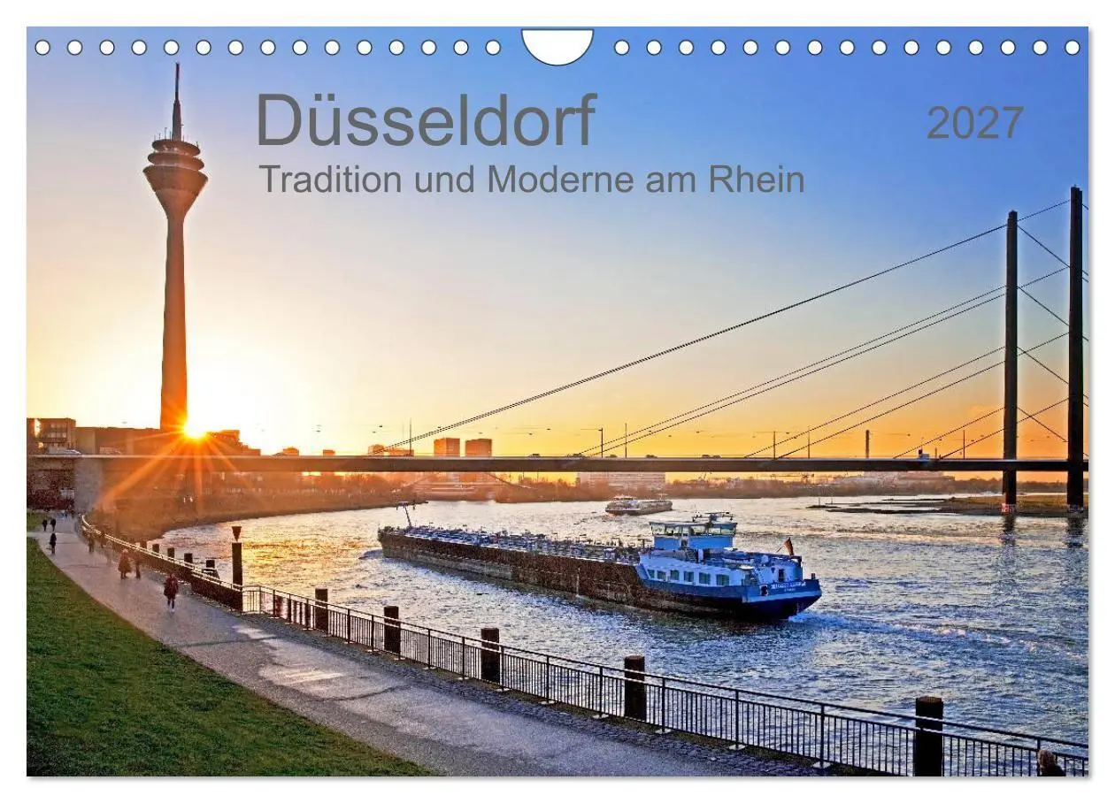 Cover: 9783569627178 | Düsseldorf - Tradition und Moderne am Rhein (Wandkalender 2027 DIN...