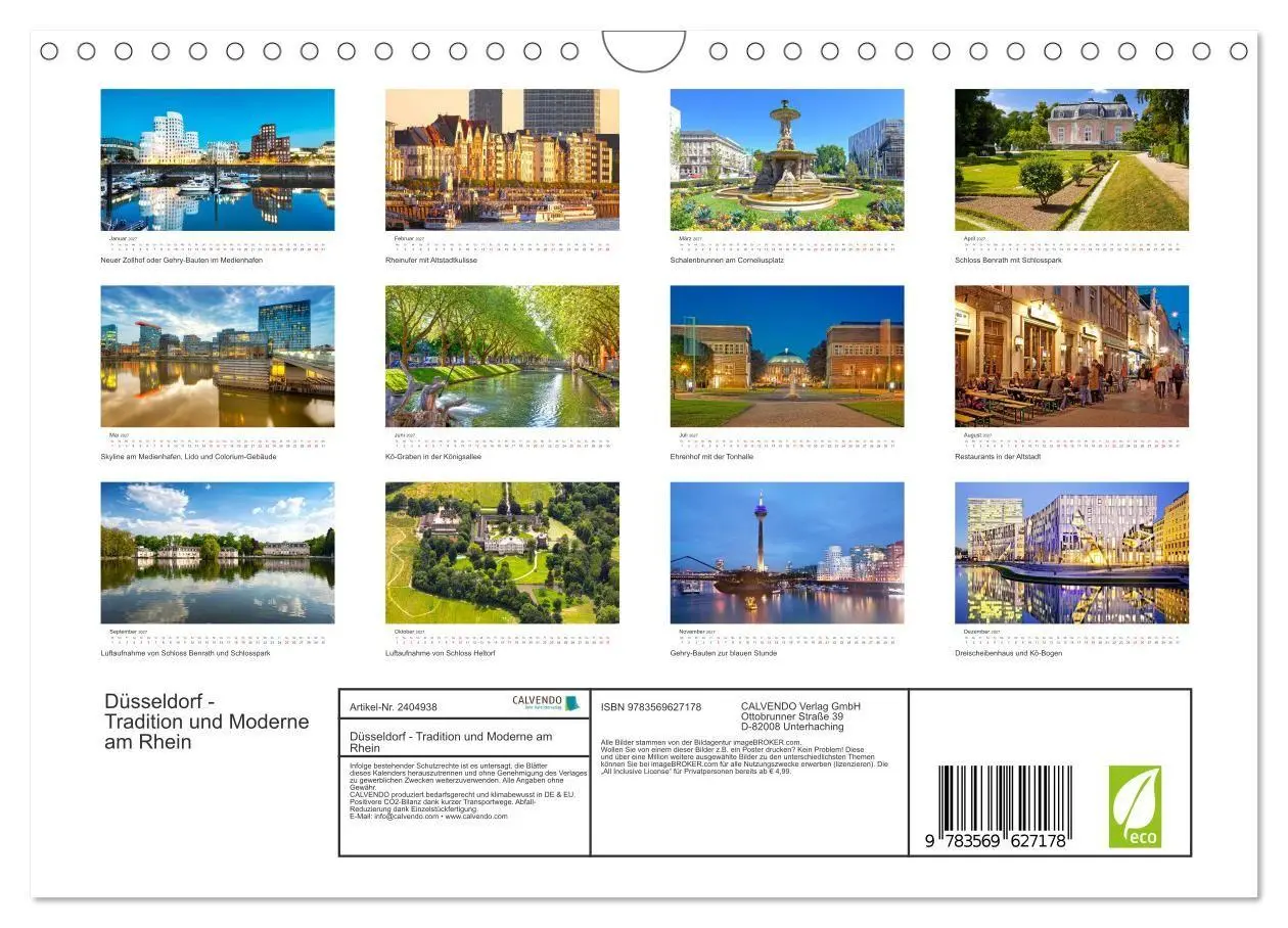 Bild: 9783569627178 | Düsseldorf - Tradition und Moderne am Rhein (Wandkalender 2027 DIN...