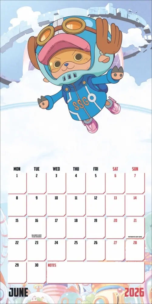 Bild: 9783840197178 | One Piece Broschurkalender 2026 | Kalender | Englisch | 2026 | Danilo