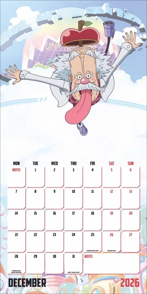 Bild: 9783840197178 | One Piece Broschurkalender 2026 | Kalender | Englisch | 2026 | Danilo