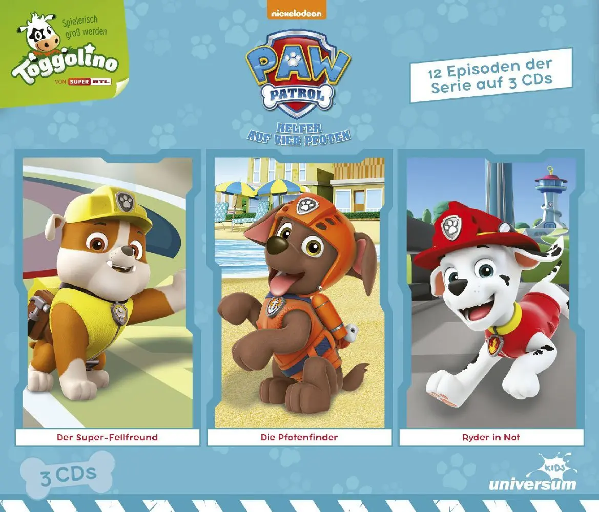 Cover: 4061229087278 | PAW Patrol Hörspielbox. Box.4, 3 Audio-CD | Various | Audio-CD | 2021