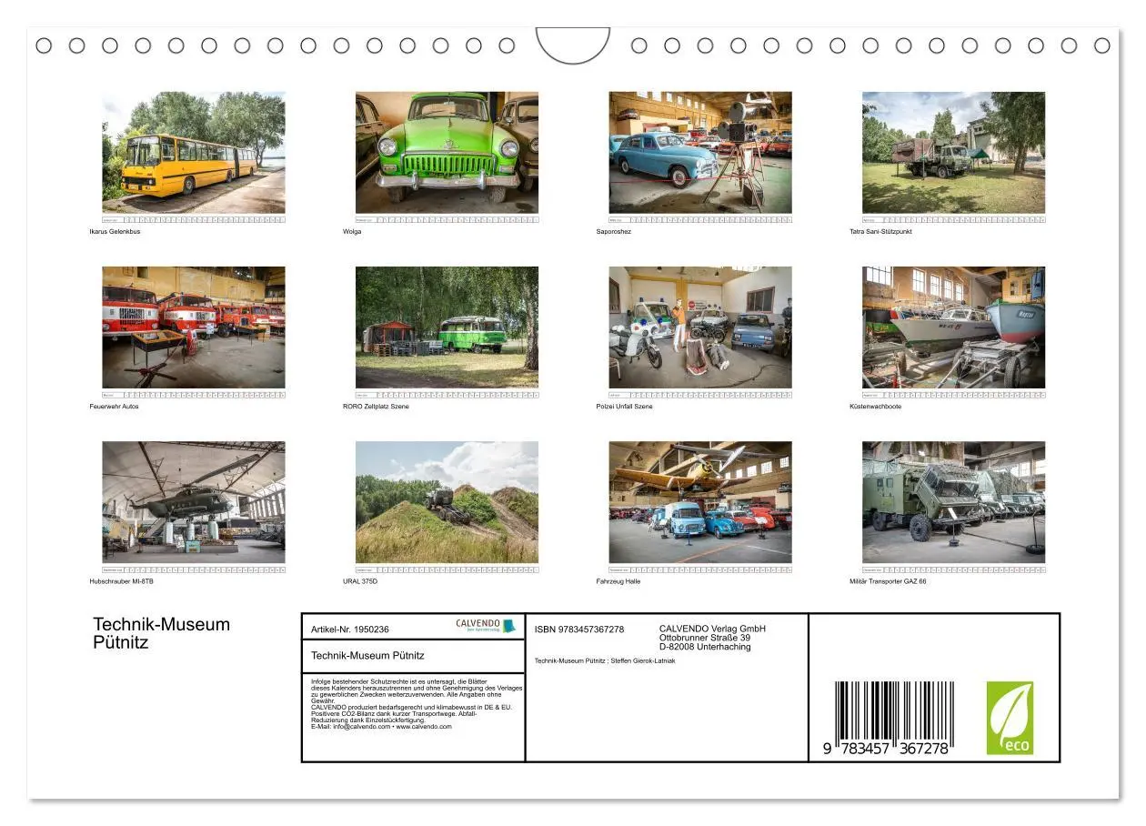 Bild: 9783457367278 | Technik-Museum Pütnitz (Wandkalender 2026 DIN A4 quer), CALVENDO...
