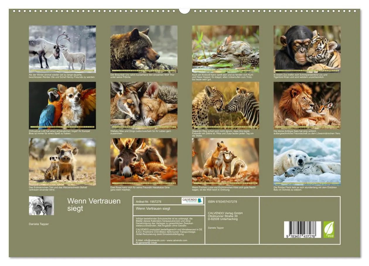 Bild: 9783457437278 | Wenn Vertrauen siegt (hochwertiger Premium Wandkalender 2026 DIN A2...