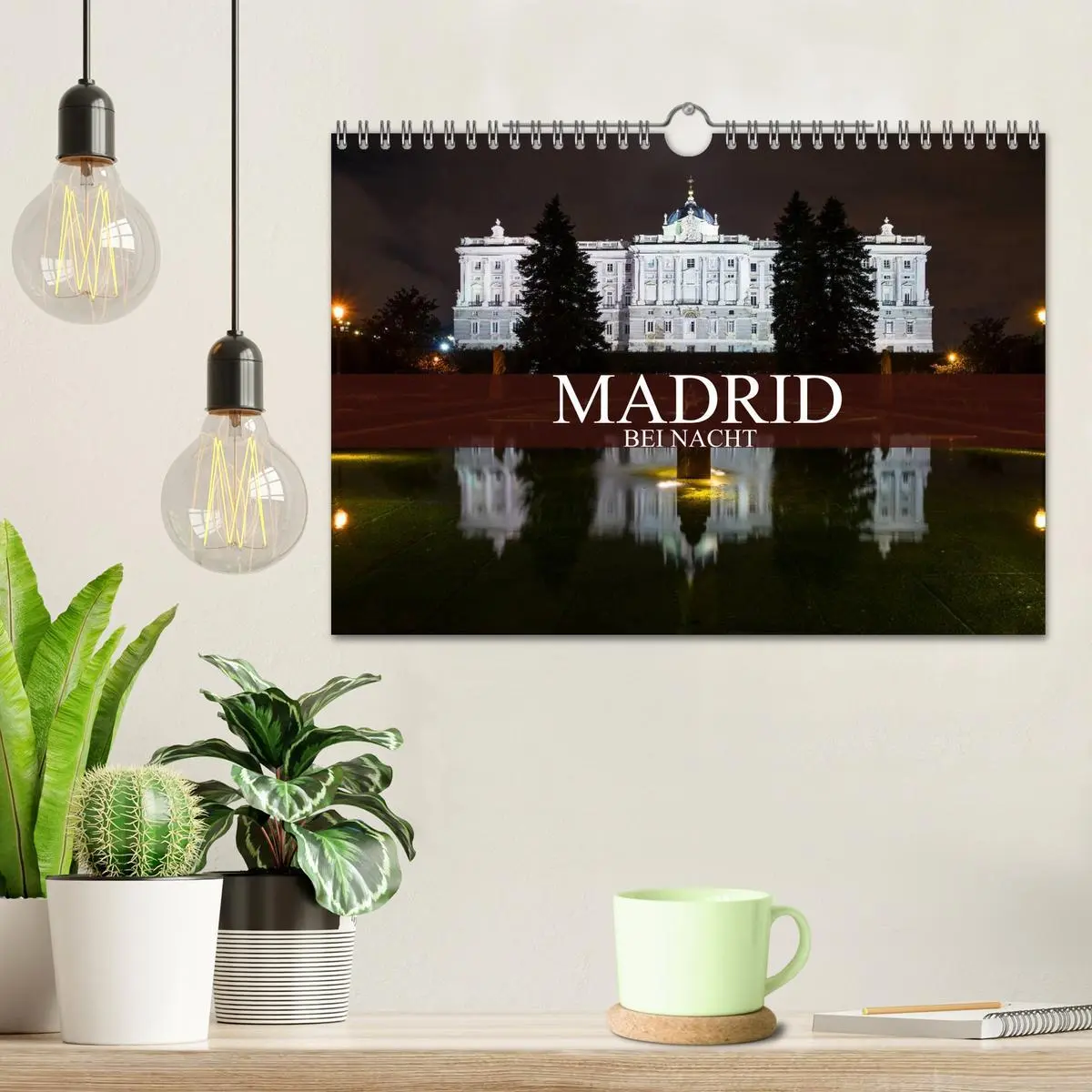 Bild: 9783457987278 | Madrid bei Nacht (Wandkalender 2026 DIN A4 quer), CALVENDO...