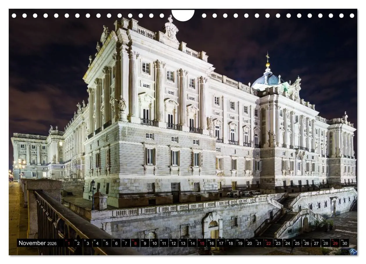 Bild: 9783457987278 | Madrid bei Nacht (Wandkalender 2026 DIN A4 quer), CALVENDO...