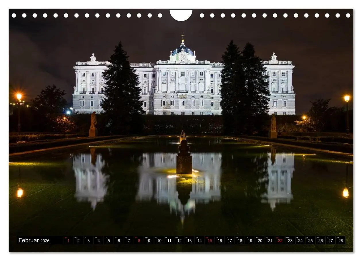 Bild: 9783457987278 | Madrid bei Nacht (Wandkalender 2026 DIN A4 quer), CALVENDO...