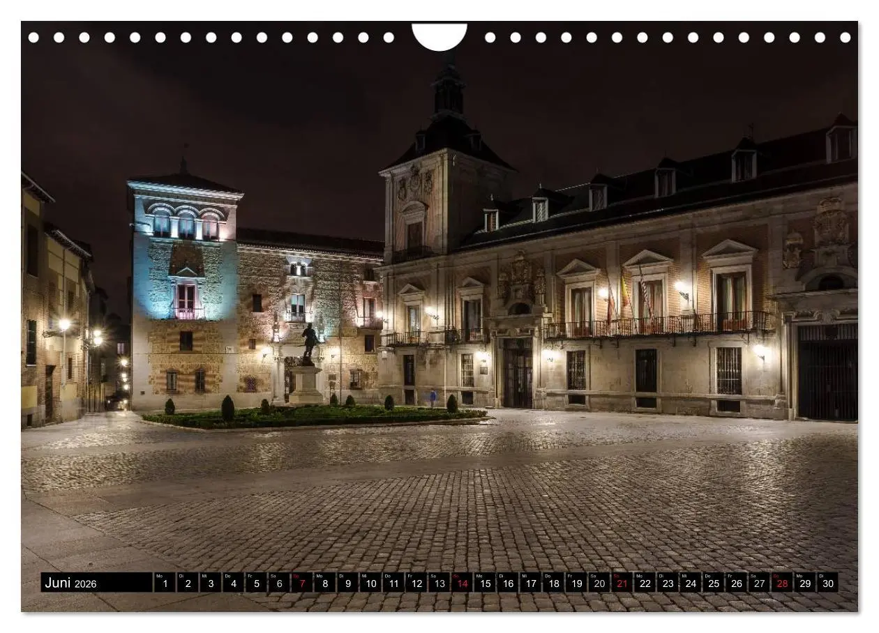 Bild: 9783457987278 | Madrid bei Nacht (Wandkalender 2026 DIN A4 quer), CALVENDO...