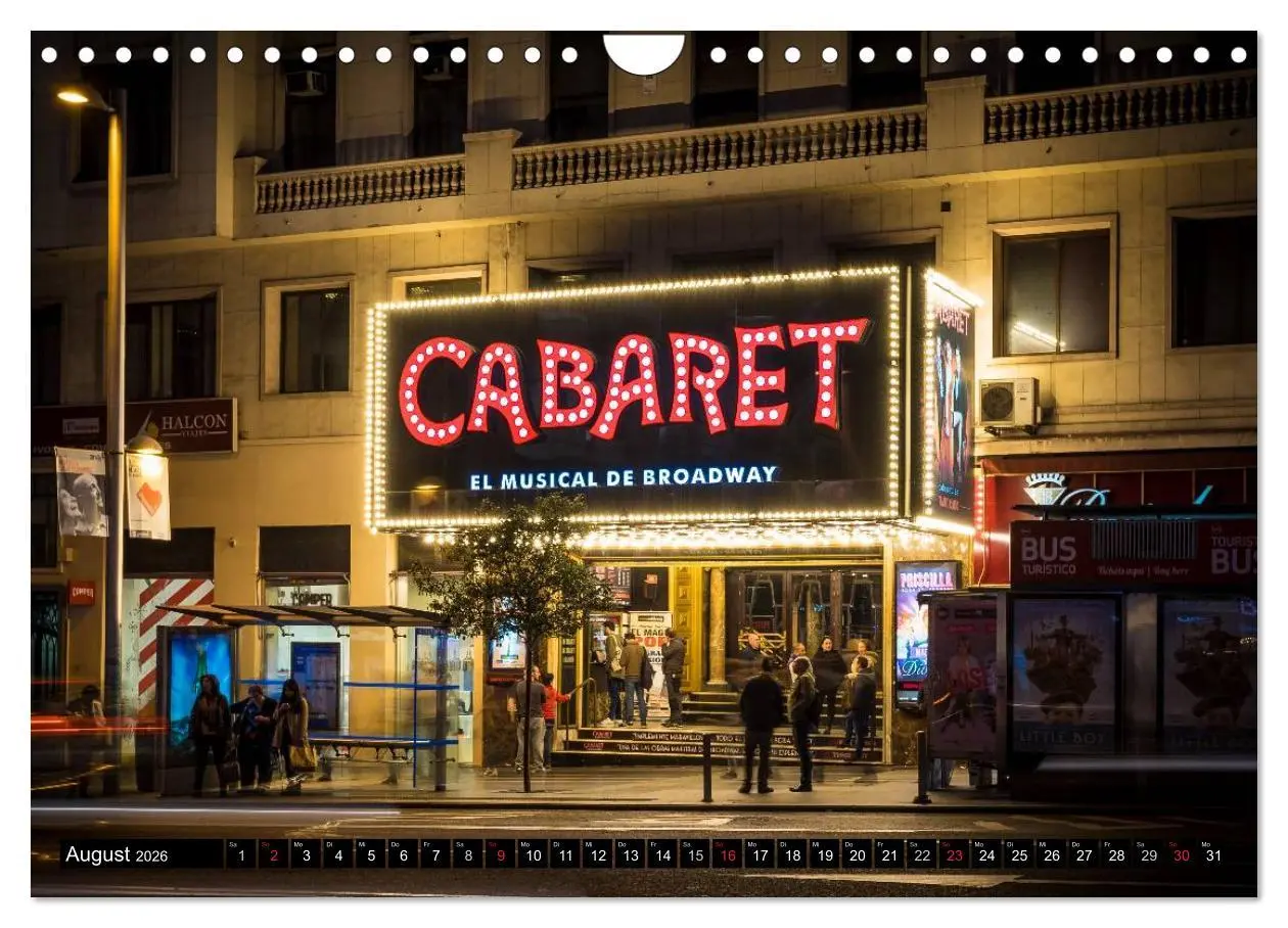 Bild: 9783457987278 | Madrid bei Nacht (Wandkalender 2026 DIN A4 quer), CALVENDO...