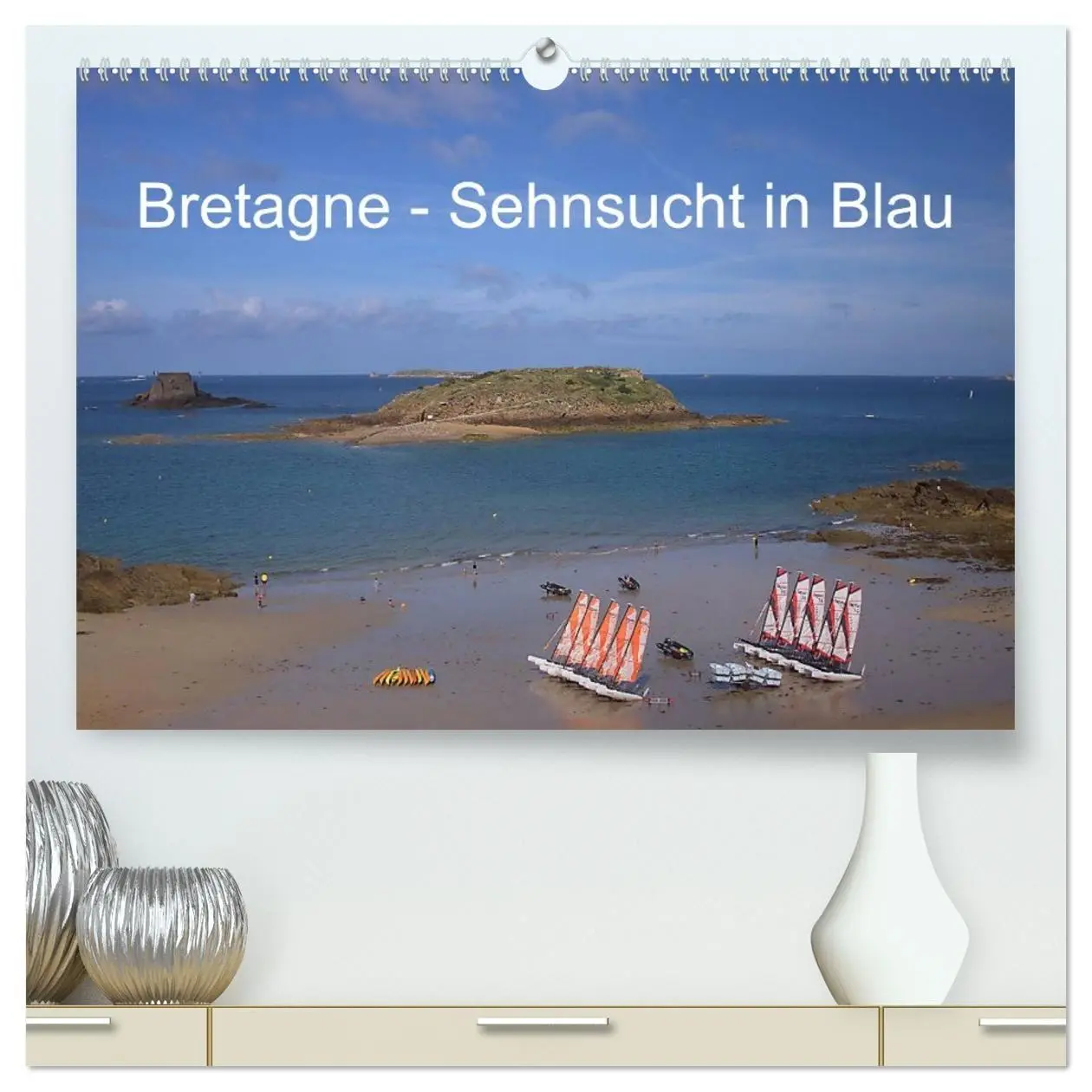 Cover: 9783516077278 | Bretagne - Sehnsucht in Blau (hochwertiger Premium Wandkalender...