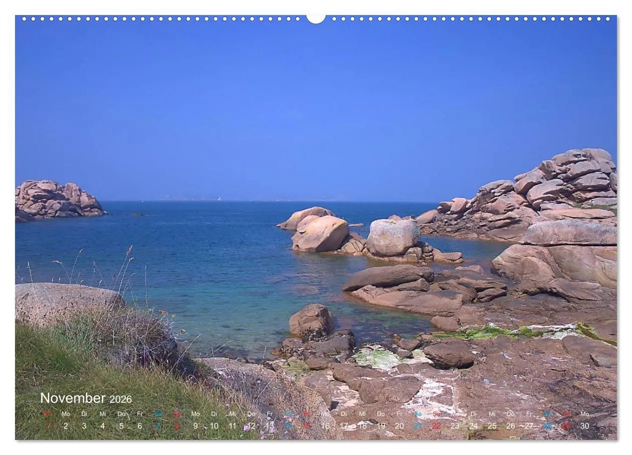 Bild: 9783516077278 | Bretagne - Sehnsucht in Blau (hochwertiger Premium Wandkalender...