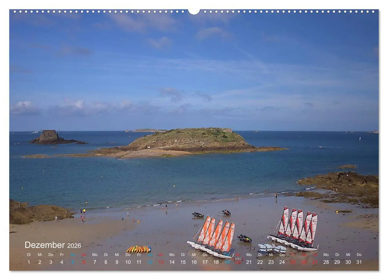 Bild: 9783516077278 | Bretagne - Sehnsucht in Blau (hochwertiger Premium Wandkalender...