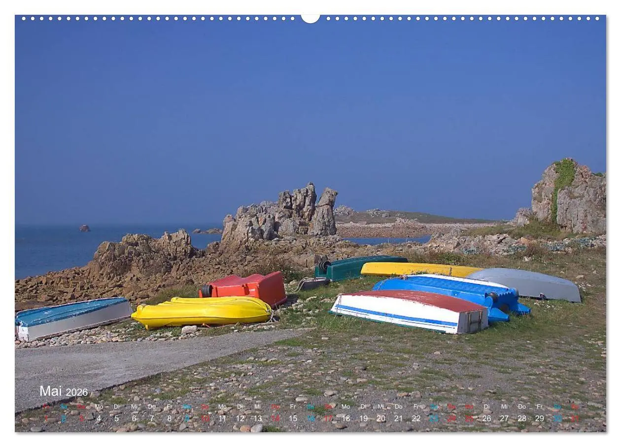 Bild: 9783516077278 | Bretagne - Sehnsucht in Blau (hochwertiger Premium Wandkalender...