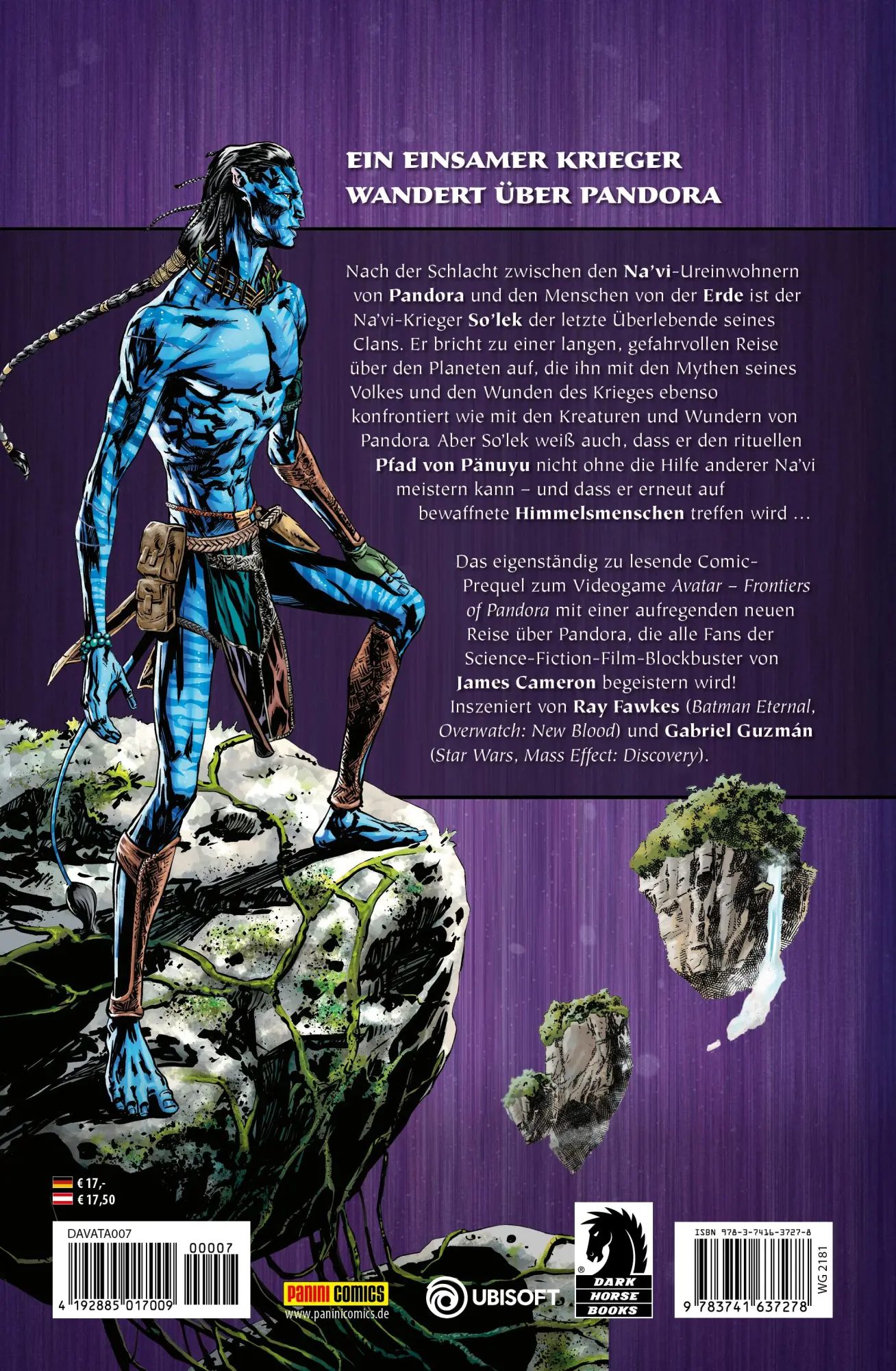 Rückseite: 9783741637278 | Avatar: Frontiers of Pandora | Ray Fawkes (u. a.) | Taschenbuch | 2025