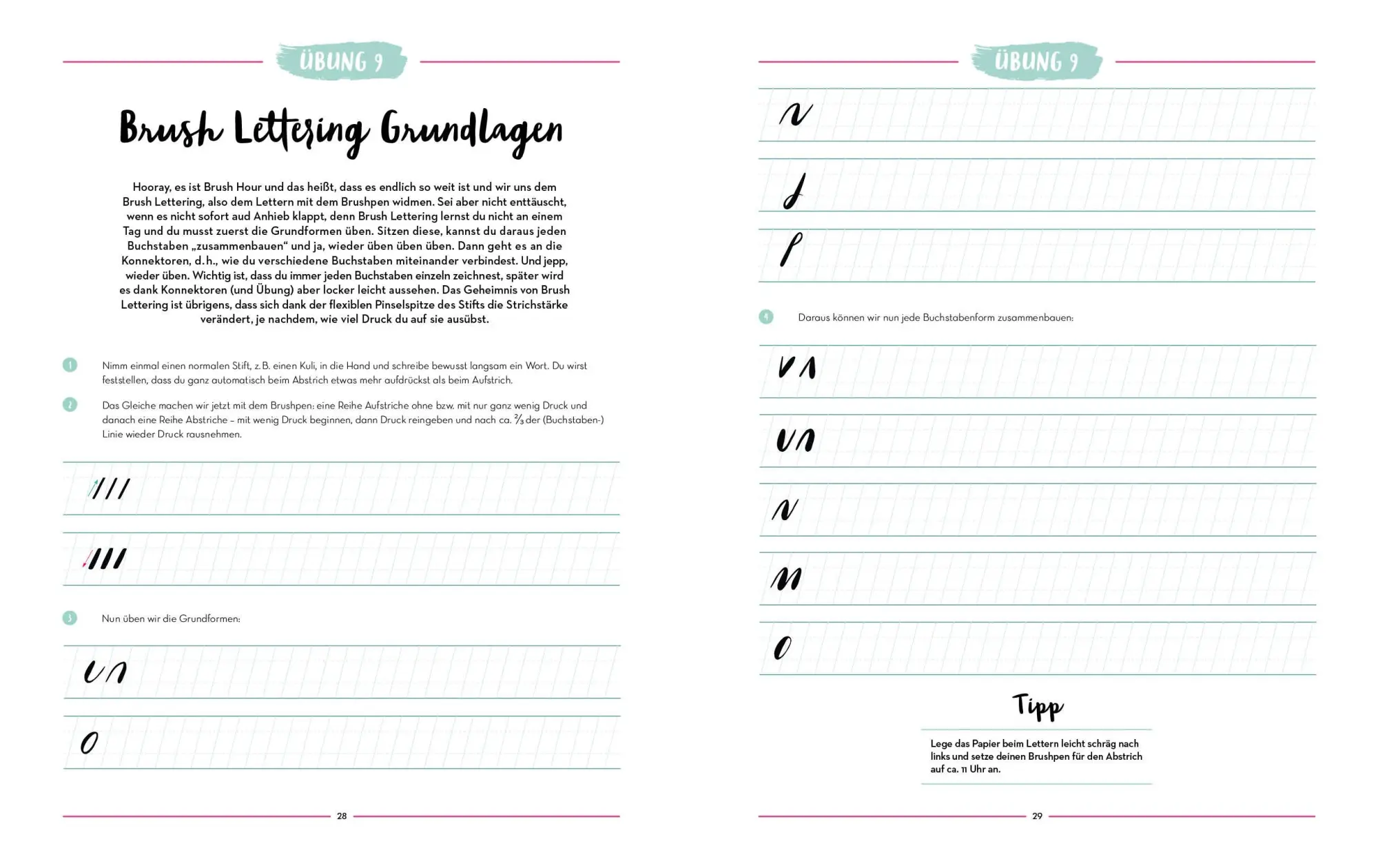 Bild: 9783745907278 | Handlettering - Super easy! Übungsheft mit original Tombow ABT Dual...