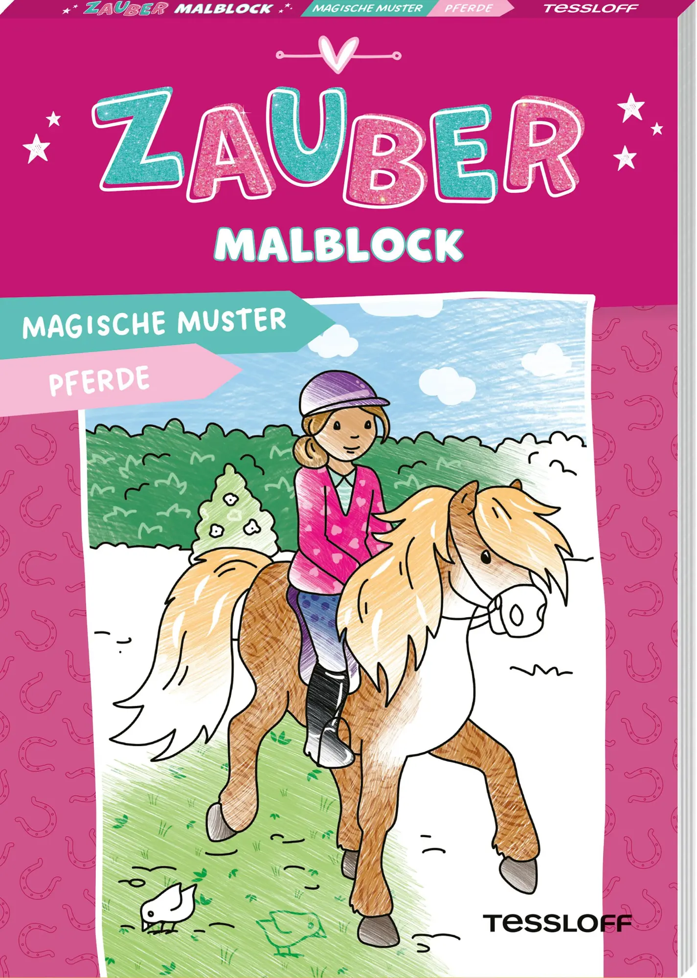 Cover: 9783788647278 | Zaubermalblock. Magische Muster. Pferde | Mit tollen Effekten | Buch