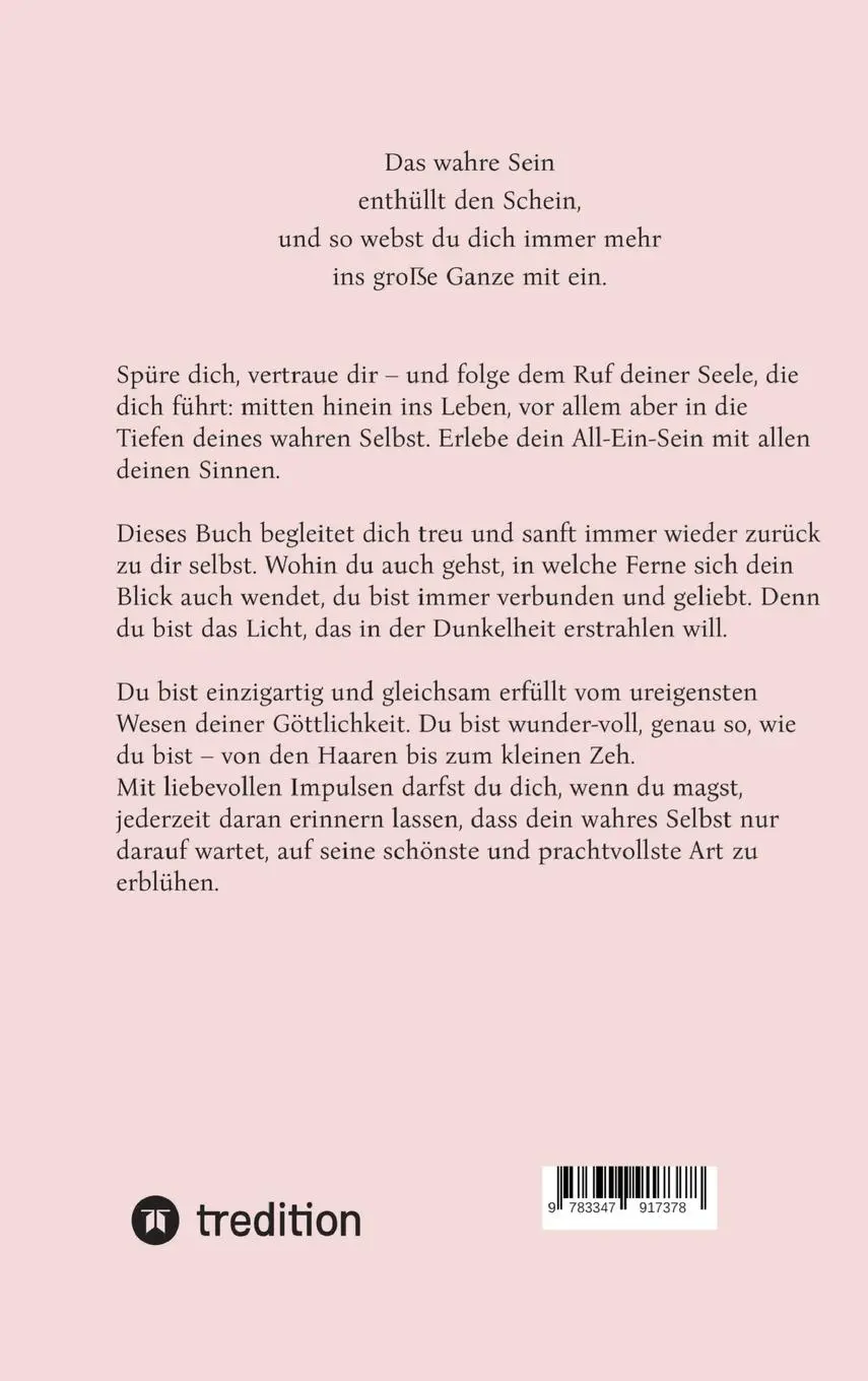 Rückseite: 9783347917378 | Worte für die Seele | Tauche ein in dein wahres Selbst | Scheiber