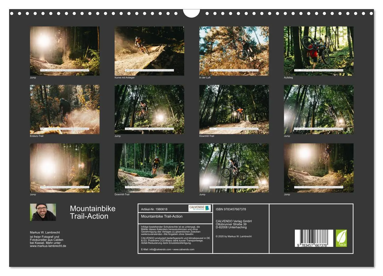 Bild: 9783457667378 | Mountainbike Trail-Action (Wandkalender 2026 DIN A3 quer), CALVENDO...
