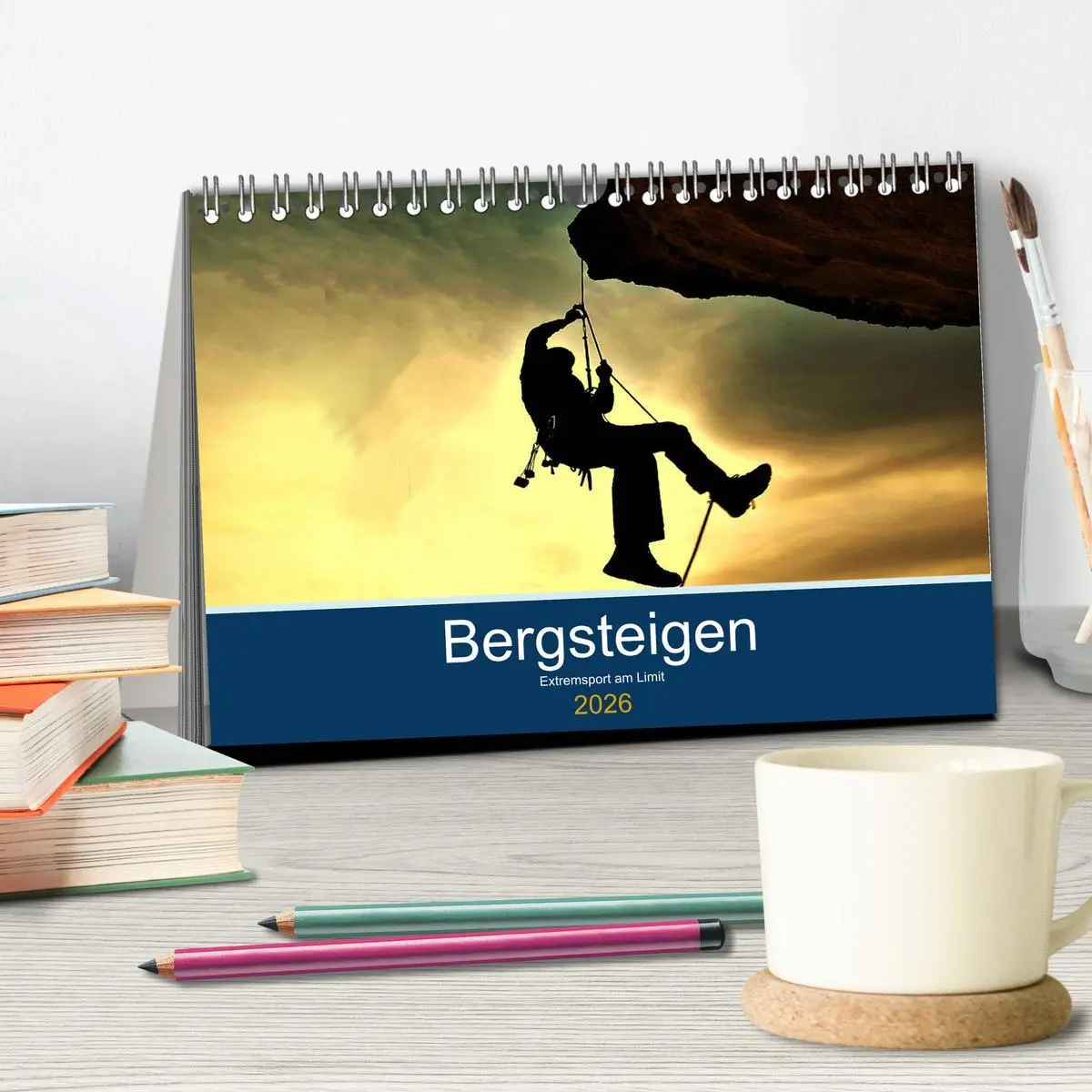 Bild: 9783457807378 | Bergsteigen - Extremsport am Limit (Tischkalender 2026 DIN A5...
