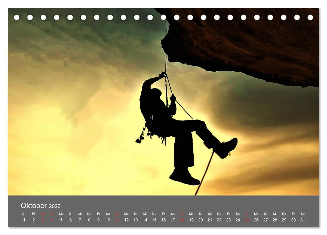 Bild: 9783457807378 | Bergsteigen - Extremsport am Limit (Tischkalender 2026 DIN A5...