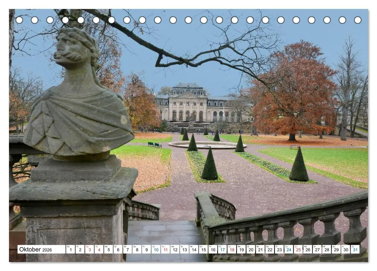 Bild: 9783457977378 | Fulda - die Barockstadt (Tischkalender 2026 DIN A5 quer), CALVENDO...