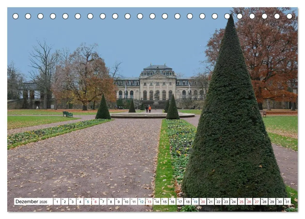 Bild: 9783457977378 | Fulda - die Barockstadt (Tischkalender 2026 DIN A5 quer), CALVENDO...