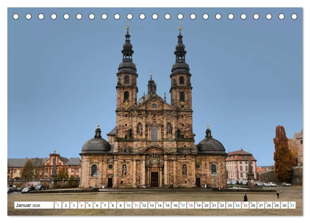 Bild: 9783457977378 | Fulda - die Barockstadt (Tischkalender 2026 DIN A5 quer), CALVENDO...